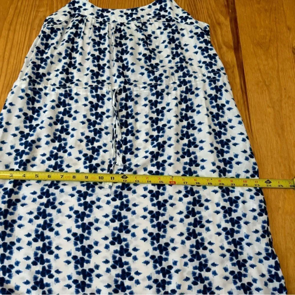BeachLunchLounge Blue White Beach Vacation Dress Women’s SIZE Small